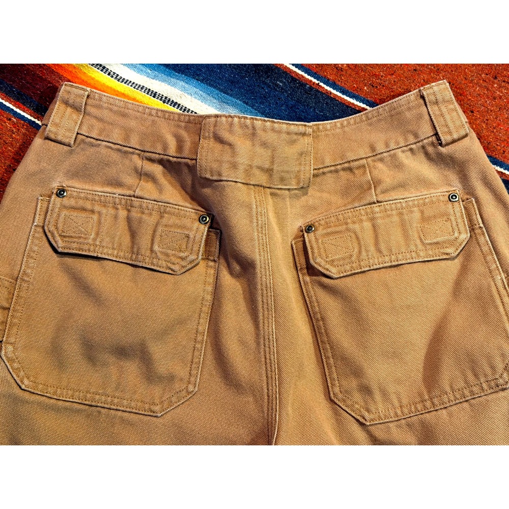 Duluth Trading Co Men's 34 Brown Cargo Shorts Relaxed - Picture 5 of 8